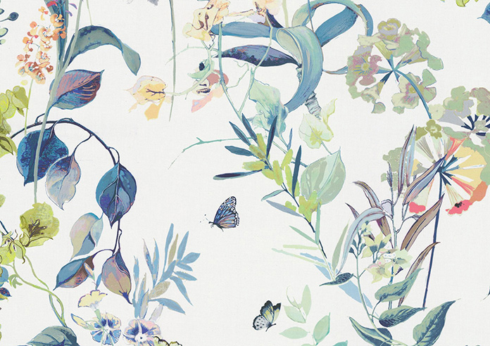 Bougainvillea, Waterfall - Roman Blind - Image 6